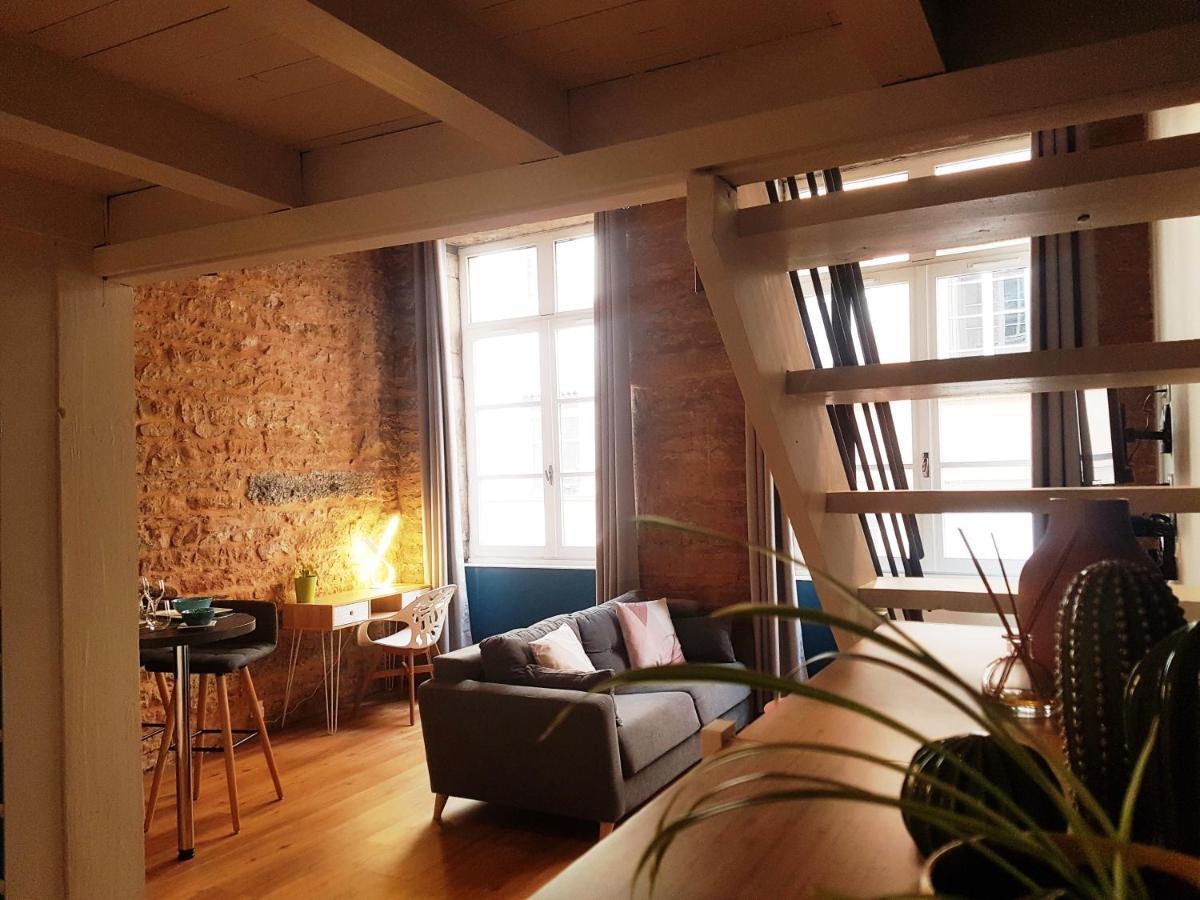 Charmant Appartement Style Canut Pentes Croix Rousse ลียง ภายนอก รูปภาพ
