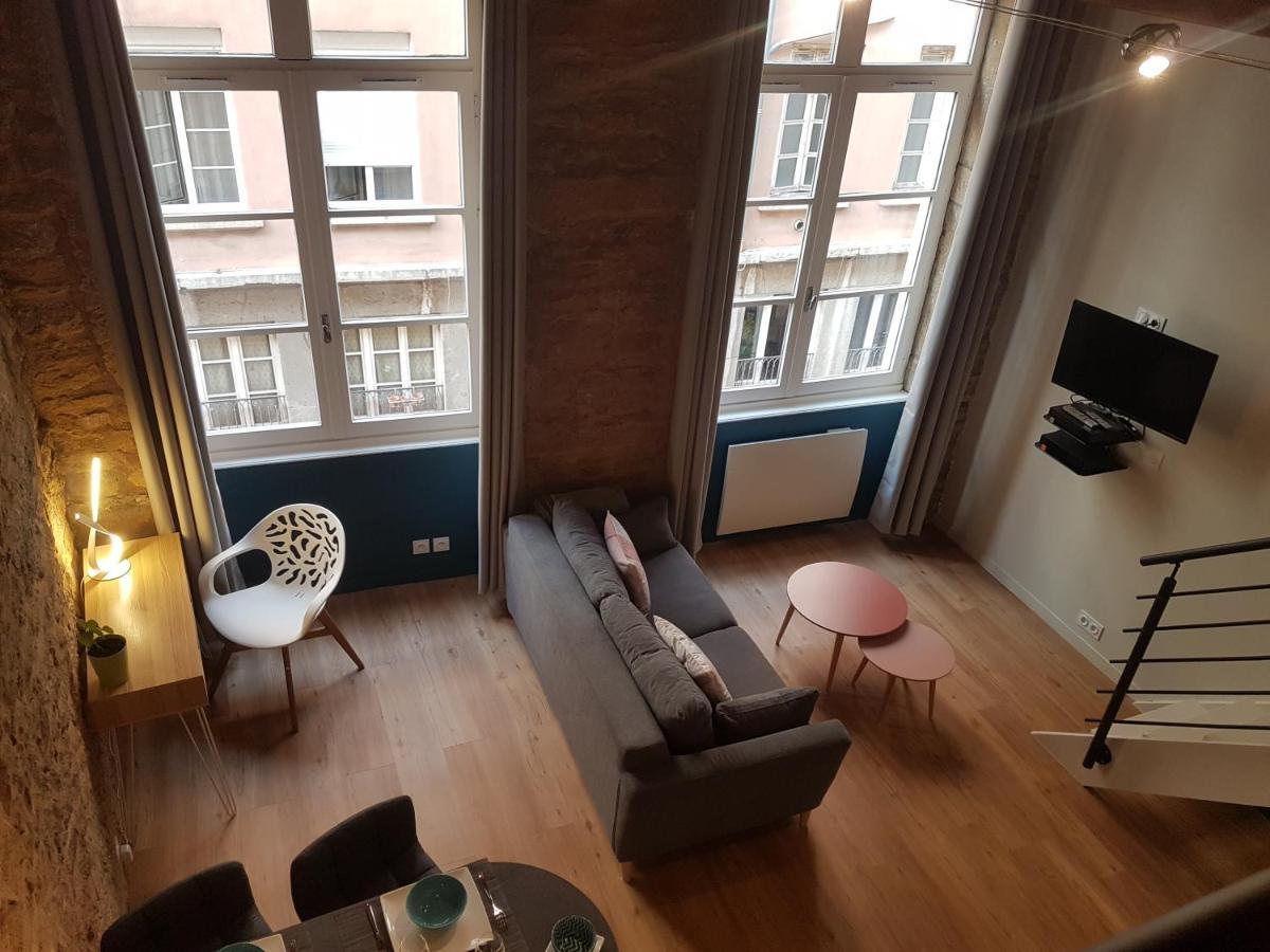 Charmant Appartement Style Canut Pentes Croix Rousse ลียง ภายนอก รูปภาพ
